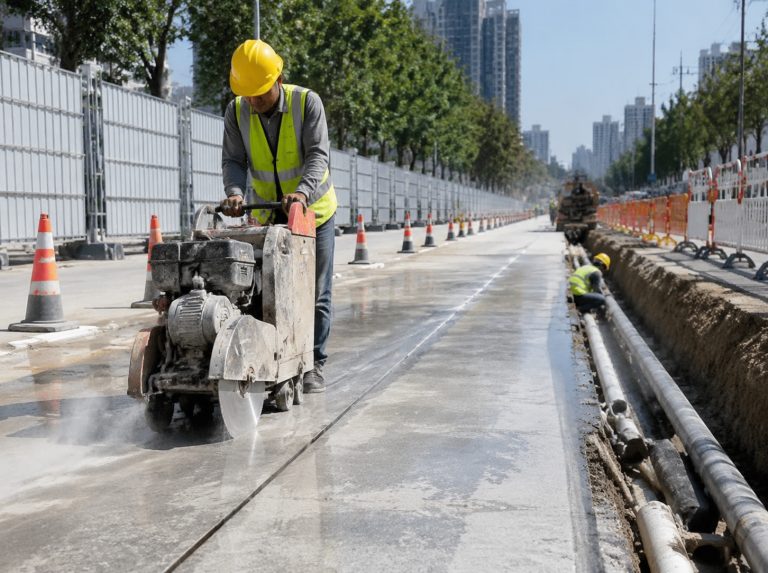南溪区混凝土路面静力切割